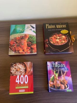 Pack libros de cocina.