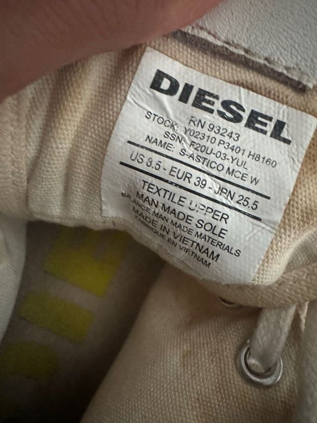 Zapatillas Diesel Converse Blancas