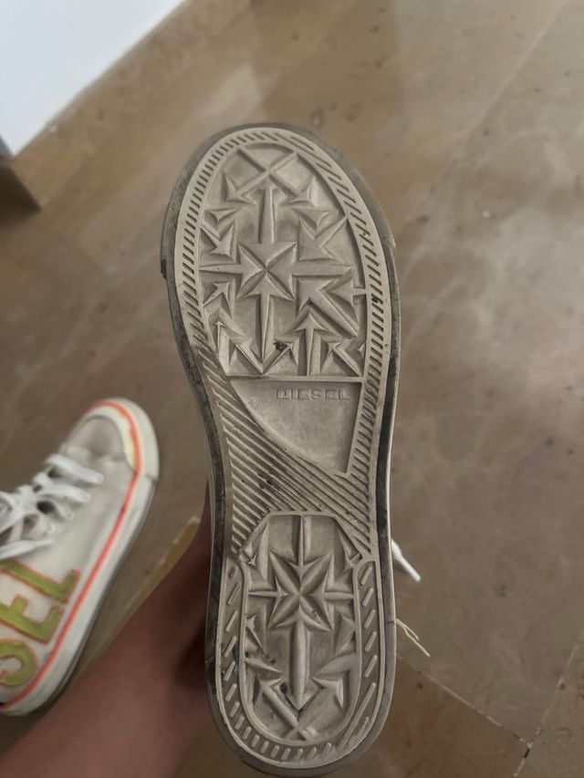 Zapatillas Diesel Converse Blancas