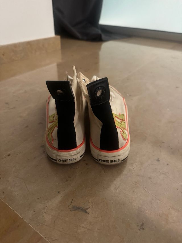 Zapatillas Diesel Converse Blancas