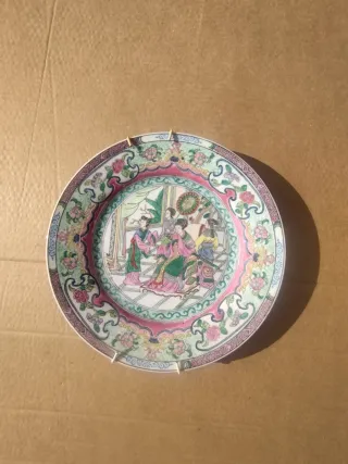 Piatto cinese decorato