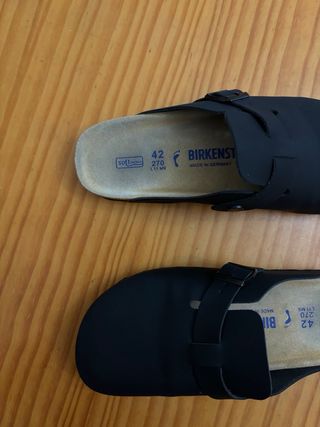 Birkenstock Boston Negras Talla 42