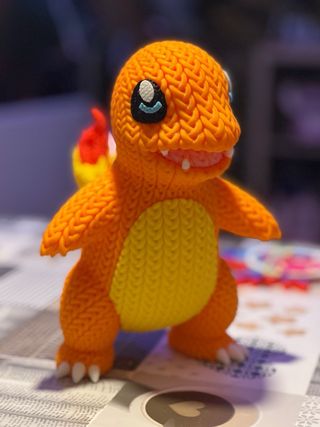 Charmander tejido a mano