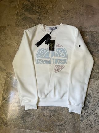 Sudadera Stone Island Blanca
