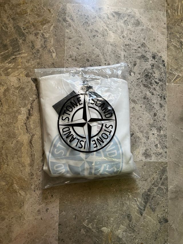 Sudadera Stone Island Blanca