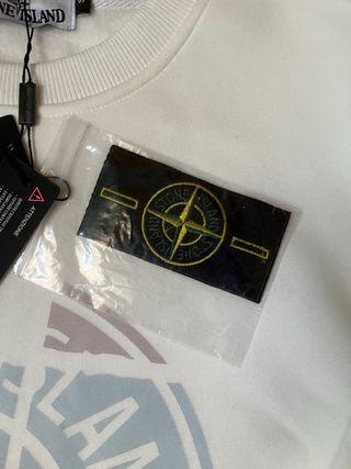 Sudadera Stone Island Blanca