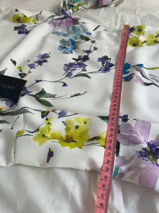 Vestido Matilde Cano floral Talla 40 Nuevo