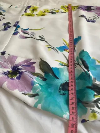 Vestido Matilde Cano floral Talla 40 Nuevo