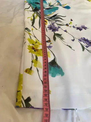 Vestido Matilde Cano floral Talla 40 Nuevo