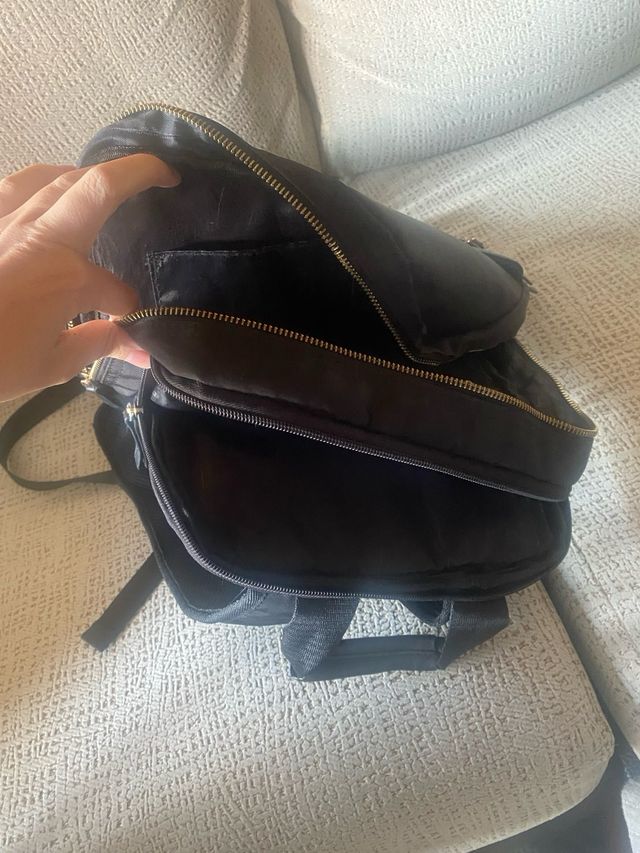 Mochila Parfois negra para portátil