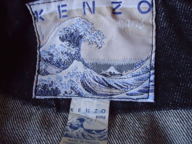 Conjunto Kenzo Denim Negro y Dorado