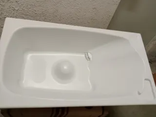 Bañera bebé blanca