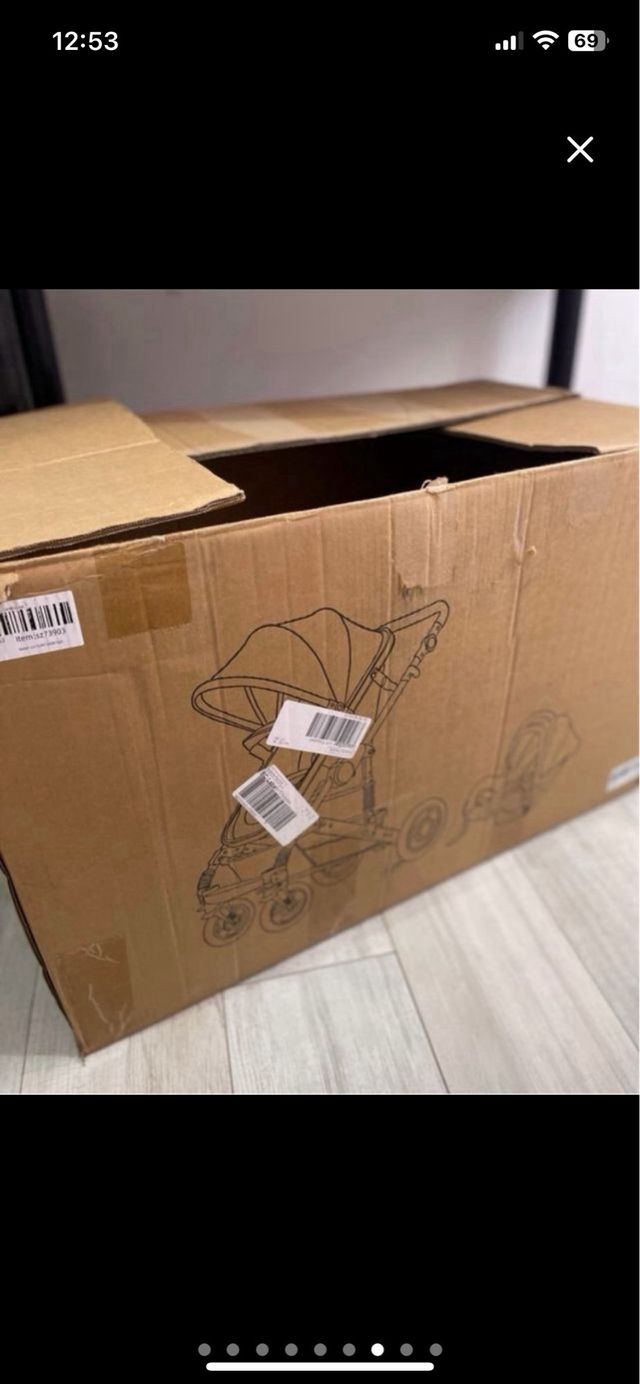 Carrito de bebé 3 piezas