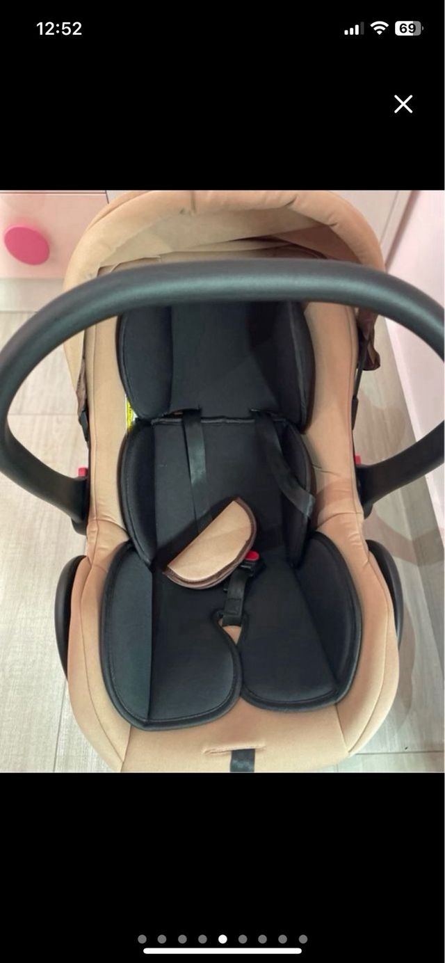 Carrito de bebé 3 piezas