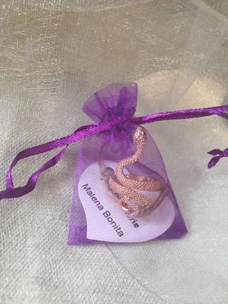 Anillo Serpiente Fina Bijouterie Ajustable Dorado