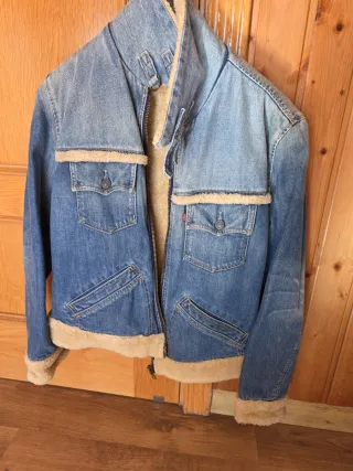 Cazadora Levi's mujer azul