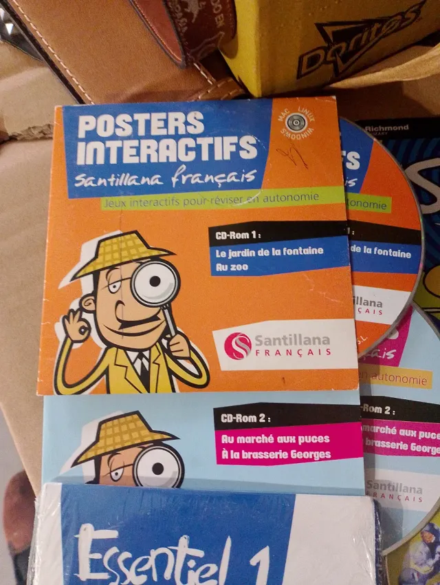 Lote CDs Santillana Francés: Sparks, Galaxie, Esse