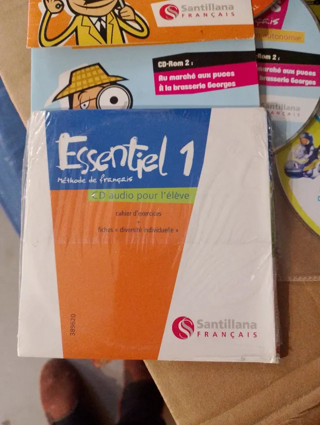 Lote CDs Santillana Francés: Sparks, Galaxie, Esse