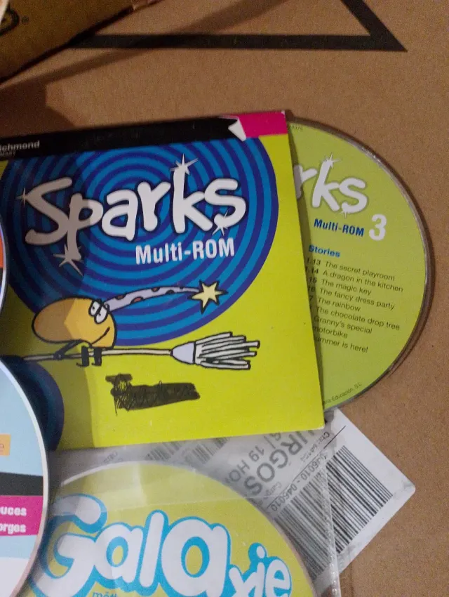 Lote CDs Santillana Francés: Sparks, Galaxie, Esse