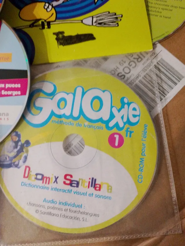 Lote CDs Santillana Francés: Sparks, Galaxie, Esse