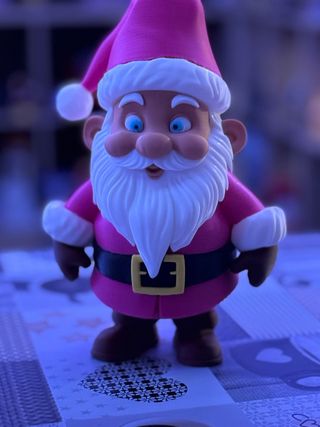 Papá Noel Rosa y Marrón