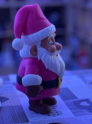 Papá Noel Rosa y Marrón