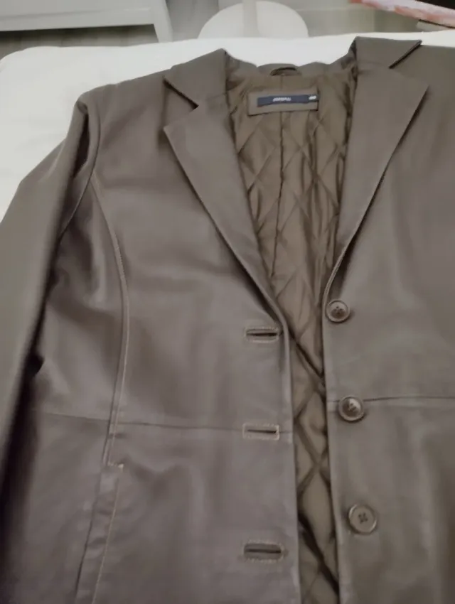 Chaquetón Cuero Corte Fiel T46 Nuevo