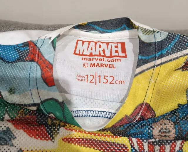 Camiseta Marvel Comics Talla 12