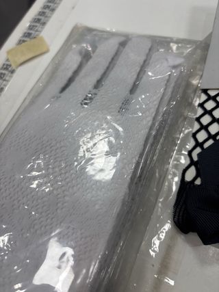 Guantes rejilla SOGNO D'ORO negro/blanco