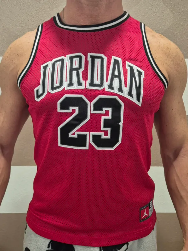 Canotta Jordan Uomo Rossa Taglia XL