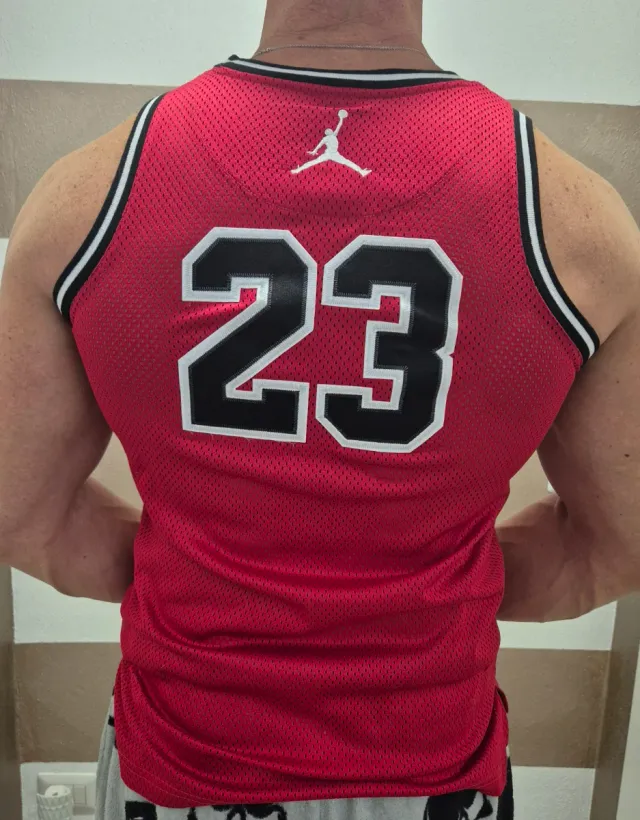 Canotta Jordan Uomo Rossa Taglia XL