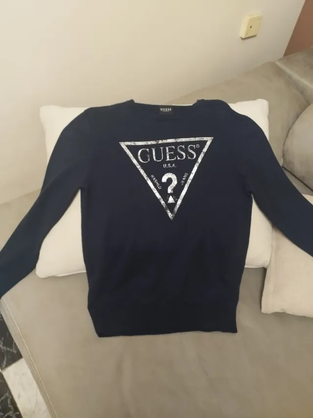 Jersey Guess Negro Hombre