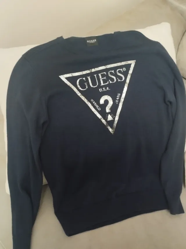 Jersey Guess Negro Hombre