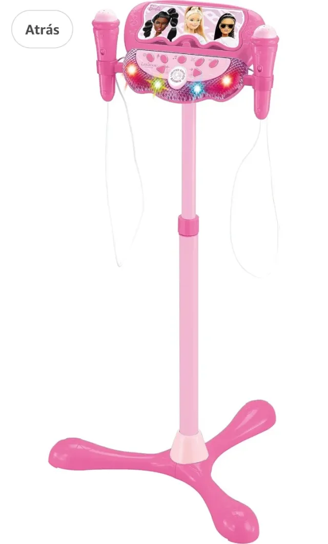 Lexibook Barbie Altavoz Luminoso Karaoke