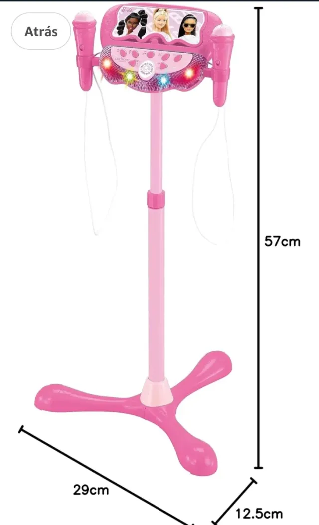 Lexibook Barbie Altavoz Luminoso Karaoke