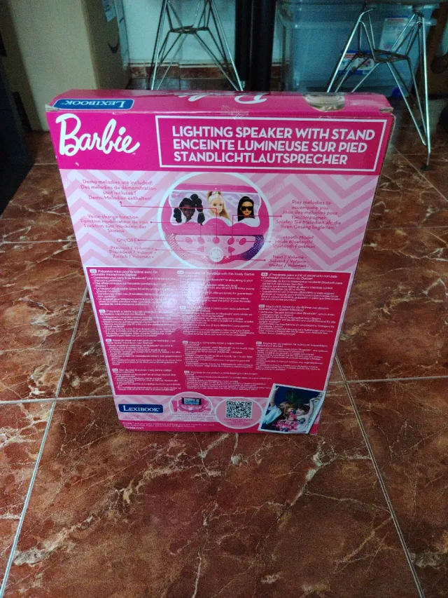 Lexibook Barbie Altavoz Luminoso Karaoke