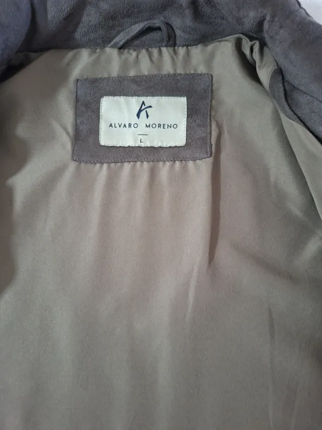 Cazadora gris acolchada