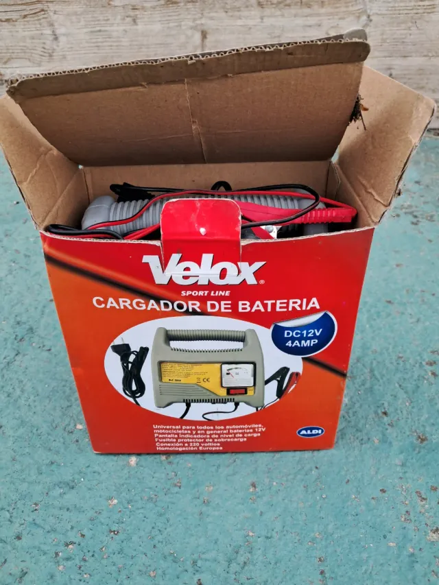 Cargador Batería Velox DC12V 4AMP
