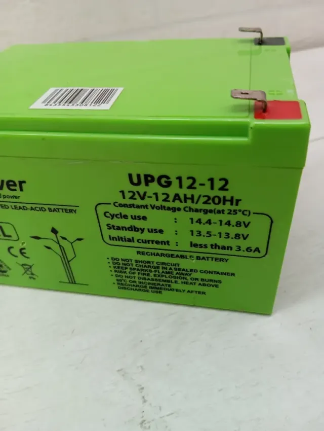 Batería Plomo-Ácido Gel 12V 12Ah U-Power