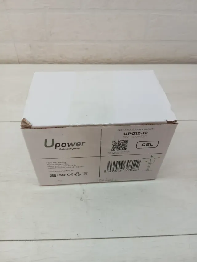 Batería Plomo-Ácido Gel 12V 12Ah U-Power