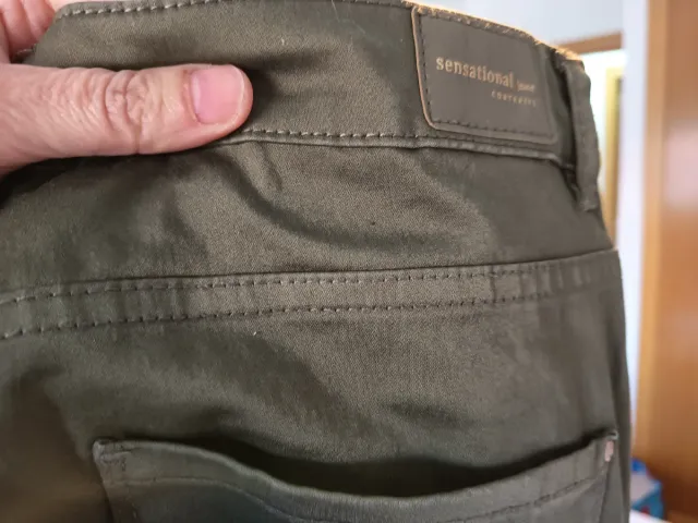 Vaqueros verde militar Talla 42