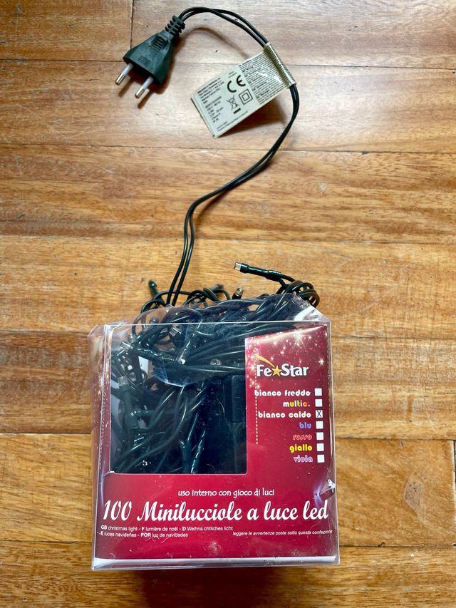 100 Luces LED Navideñas Fe Star