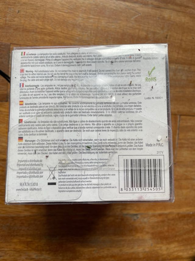 100 Luces LED Navideñas Fe Star