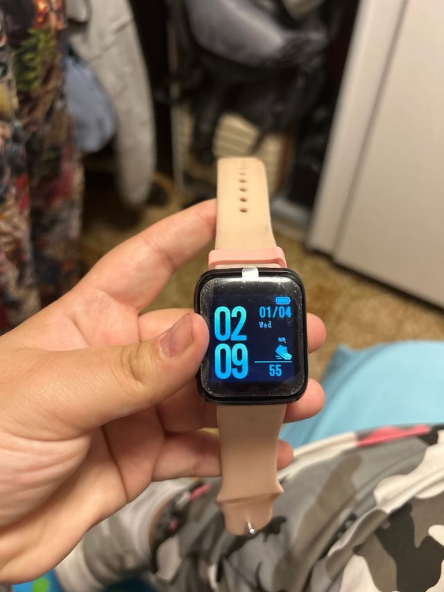 Smartwatch Nero e Argento