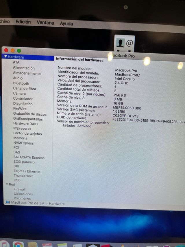 MacBook Pro 13 Plata