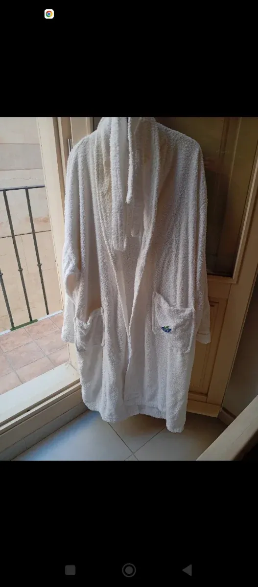 Roupão branco unissex tamanho L