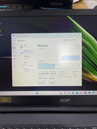Portátil Acer Aspire 3 Ryzen 5 16GB RAM 1TB SSD