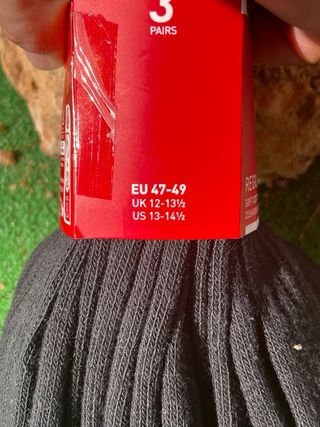 3 Pares Calcetines Negros Puma Talla 47-49