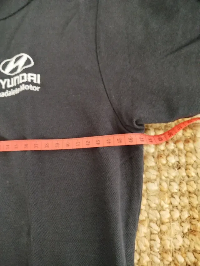 Polo Hyundai Hombre Azul Marino