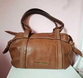 Bolso Adolfo Domínguez Piel Marrón